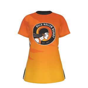 Team Version - Orange - Curved T-Shirt